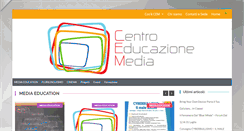 Desktop Screenshot of educazionemedia.it